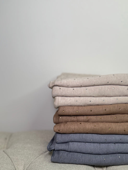 Diamanté jersey hijabs