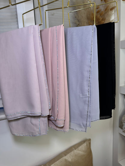 Diamante border hijab